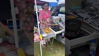 Khoobsurat location par Shaandar Lunch cooking nature naturelovers lunch shorts camping [upl. by Bara]