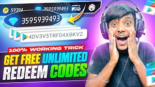 FREE UNLIMITED GOOGLE REDEEM CODE amp DIAMONDS 2024 TRICK😳🔥  GARENA FREE FIRE [upl. by Ydderf]