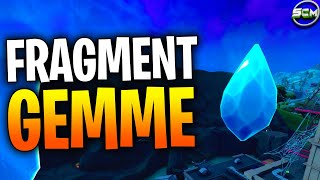 RAMASSER DES FRAGMENTS DE GEMMES HAUT DANS LES AIRS FORTNITE EMPLACEMENT FRAGMENT GEMME FORTNITE [upl. by Ecneret]