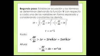 Propagación de errores utilizando el método de derivadas parciales [upl. by Cynthia]