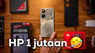 HP 1 jutaan ngasih SEBANYAK INI 🤣  Unboxing itel P65 Indonesia [upl. by Manus7]