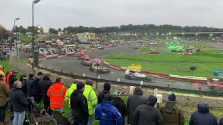 Brisca F1 heat 3 highlight part 2 Hednesford Hills Raceway 0311 [upl. by Mazurek]