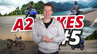 ÜBERSICHT A2MOTORRÄDER 5 Yamaha R3 BMW F 750 GS Zontes 350 GK [upl. by Anitsirhk]