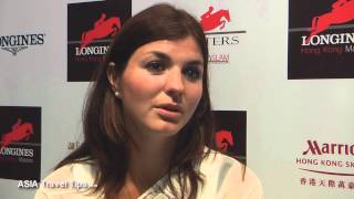 Clemence Faivre  Longines Hong Kong Masters 2013  HD Video Interview [upl. by Rabka]