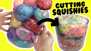 Mixing All DIY Squishies Slime Together into One Bowl from Squishy Maker [upl. by Llerat947]