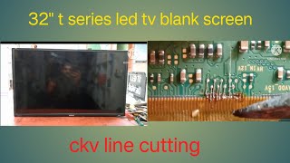 panel no lsc320an10 32quotled repair T series no display only sound ok backlight ok step by step full [upl. by Keyek]