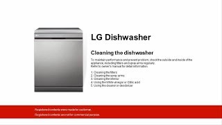 8 Cleaning the dishwasher [upl. by Cox]