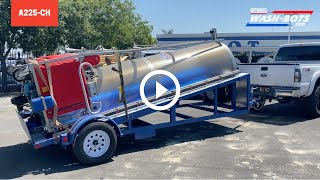 Washing an AMAZON Van at ARCO Truck Wash CA [upl. by Garin722]