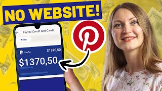 Make 1370 Per WEEK With Pinterest Affiliate Marketing NO WEBSITE [upl. by Cartie456]