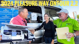 2024 PLEASUREWAY ONTOUR 22 WALKTHROUGH AT HERSHEY RV SHOW BY CINDY PENNSYLVANIA [upl. by Otrebire]