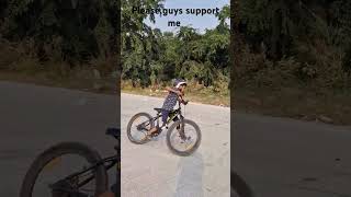 cycle cyclewheeling bicycle stunt shortvideo ytshorts shortfeed like share [upl. by Neelcaj414]