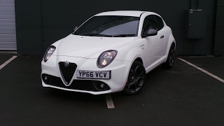 YP66VCV Alfa Romeo Mito 14 Tb Multiair 170ps Veloce 3dr Tct Auto [upl. by Pris113]