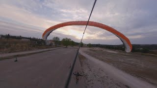 Paramotor Ground Taxi Test with Chase Cam amp Sunset Flight CrossIsland Trips Soon Kefalonia Island [upl. by Danika]