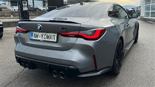 NEW BMW M4 Competition 2024  STARTUP Exhaust sound amp REVS [upl. by Alvis]