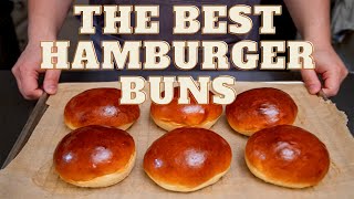 BRIOCHE BUN RECIPE  How to Make Brioche Bread  Hamburger Buns  Brioche Burger Buns [upl. by Pratt940]