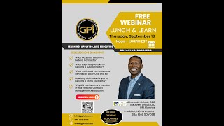 Lunch and Learn Featuring Akinwande Oshondi AO [upl. by Cranford]