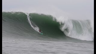 Peter Mel Surfing Christmas Swell in 4k Slow Motion  Mavericks Awards [upl. by Lada]