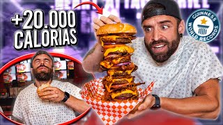 LA HAMBURGUESA con MÁS CALORIAS del MUNDO en EEUU Heart Attack Grill ¿PUEDO CONSEGUIR el RÉCORD [upl. by Alejandra]