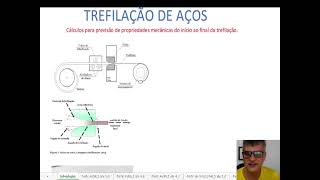 Planilha de simulação de passes de trefilação de fio máquina de aço [upl. by Celisse]