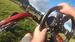 Crazy 4 Wheel Drive Electric Spider Car  Swincar POV Test Drive NZ [upl. by Oicaroh]