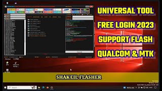 universal tool free login support flashing chipset qualcom dan mediatek [upl. by Recneps]