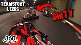 360° Go Karting TeamSportKarting Leeds 4K [upl. by Dnalel]