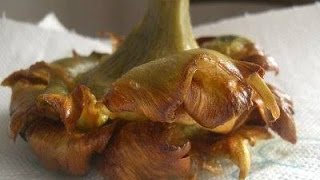 Carciofi alla giudia ricetta [upl. by Alegnasor11]