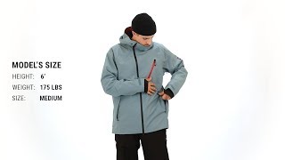 686 Hydra Thermagraph Insulated Snowboard Jacket Fit Review  Tactics [upl. by Elodia]