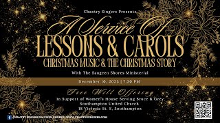 Chantry Singers presents A Service of Lessons and Carols [upl. by Adlei764]