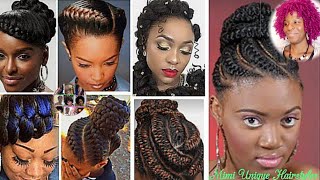 20212022 NewLatest Goddess Braids Hairstyles For Black Women✨✨✨ [upl. by Cattima]