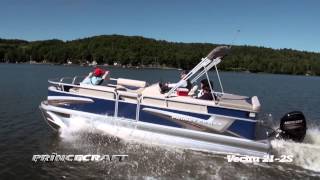 Princecraft  Vectra 212S 2013 Ponton de plaisance et pêche  Fishing and pleasure pontoon [upl. by Ellehcan281]