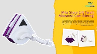 Mila Store Çift Taraflı Mıknatıslı Cam Sileceği [upl. by Ettennek46]