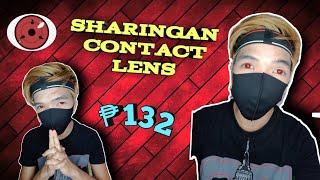 HOW TO USE YOUR COLORED CONTACT LENSES ft SHARINGAN CONTACT LENS [upl. by Htebarual]