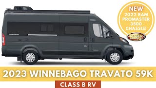 Tour the NEW 2023 Winnebago Travato 59K Class B RV on Brand New 2022 Ram Promaster 3500 Chassis [upl. by Cott]