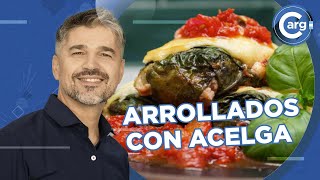 RECETA DE ARROLLADOS CON ACELGA Y RICOTA [upl. by Riane]