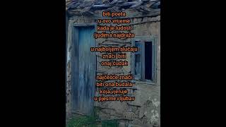 BITI POETA  izgovorena poezija F Matanović [upl. by Elleon]