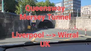 Mersey Tunnels Queensway tunnel from Liverpool to Wirral [upl. by Ltihcox]