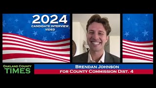 Candidate Interview Brendan Johnson for County Commission District 4 [upl. by Asor]