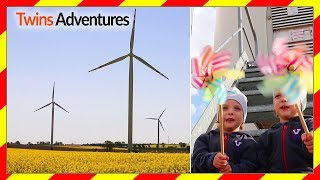 WINDMILL FOR KIDS  WIND FARM  WIND TURBINE FOR KIDS [upl. by Shelli179]