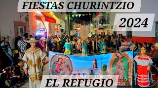 FIESTAS CHURINTZIO 2024  EL REFUGIO [upl. by Faber]