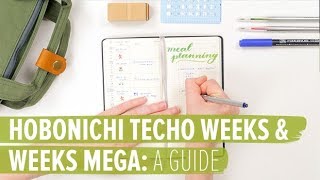 Hobonichi Techo Weeks amp Weeks Mega A Guide [upl. by Atilam]