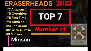 ERASERHEADS TOP 7 HITS 2023  pl 1  Musika Ng Mandirigma [upl. by Comptom]