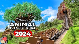 Disneys Animal Kingdom RIDES amp ATTRACTIONS 2024  Walt Disney World [upl. by Ahsikrats]