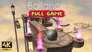 BALLANCE Gameplay Walkthrough FULL GAME 4K ULTRA HD  No Commentary [upl. by Eserehc]