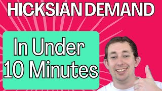 The Ultimate 9 Minute Guide to Hicksian Demand [upl. by Nivlen]