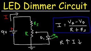 LED Dimmer Circuit  Brightness Control Using a Potentiometer [upl. by Benjie445]