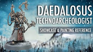 Daedalosus Technoarcheologist Blackstone Fortress Adeptus Mechanicus Showcase Painting Reference 40K [upl. by Aimet]