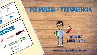 Incidencia vs Prevalencia  Apuntes Mileuristas [upl. by Ehrenberg]