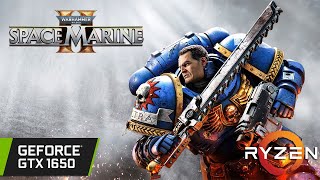 Warhammer 40K Space Marine 2  GTX 1650  FPS Test [upl. by Fabiano]