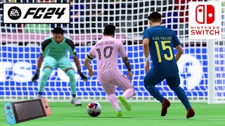 Inter Miami vs Al Nassr  EA FC 24 Nintendo Switch Gameplay 1080p [upl. by Ahsiam992]